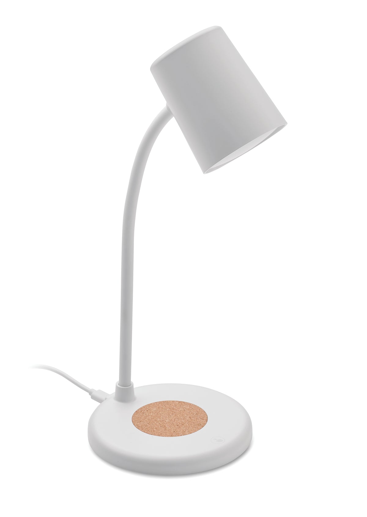 Lamp met oplader en speaker Spot in wit