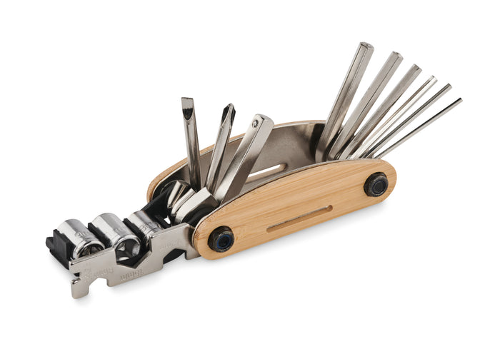 Zakformaat bamboe multi-tool bedrukken – Mano