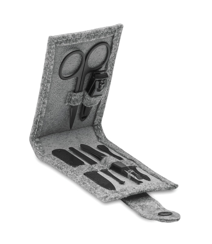 RPET vilt 6-delige manicureset bedrukken – Nailkit Felt