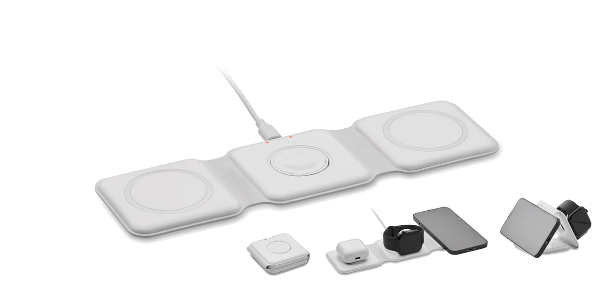 Opvouwbaar oplaadstation Orio in wit