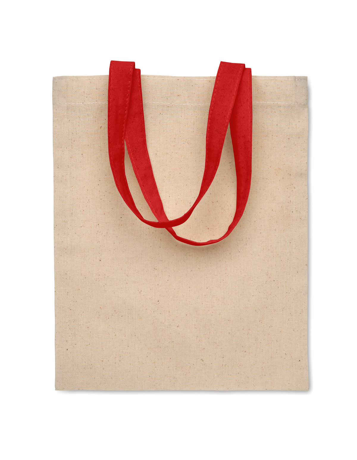 Kleine katoenen tas 140 g/m² Chisai in rood