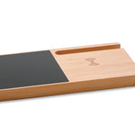 Draadloze oplader en mok warmer Sibit in hout