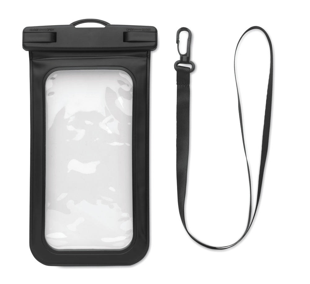 Waterdichte smartphone hoes Smag in zwart