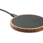 Draadloze oplader acacia 15W Acawai in zwart
