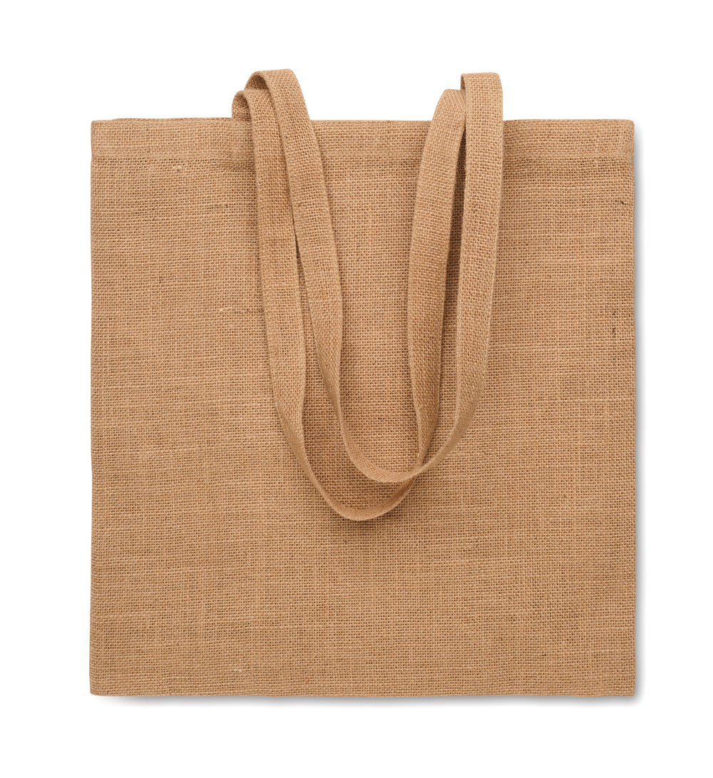 Jute boodschappentas Zolang in beige