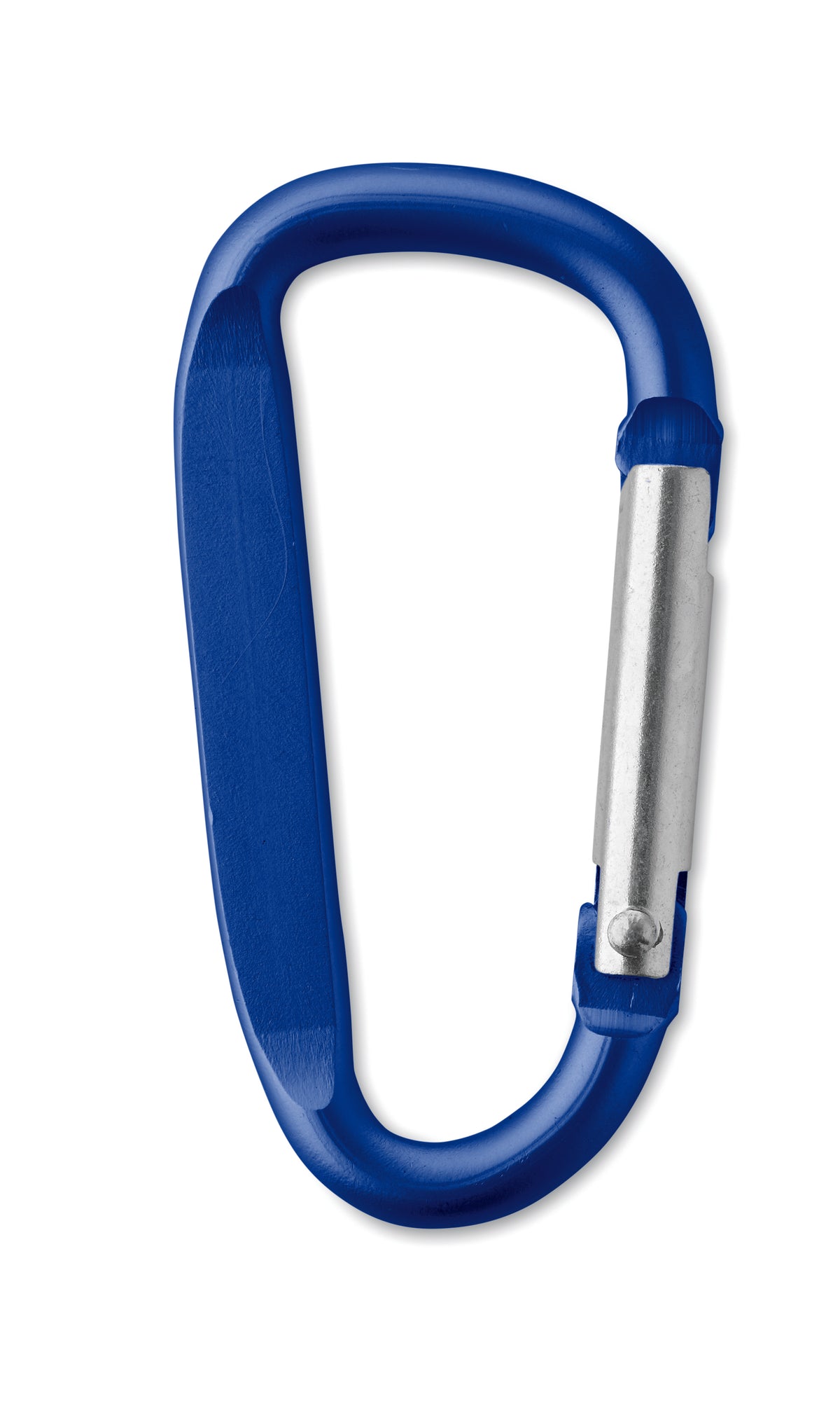 Karabijnhaak van aluminium. Gancho in blauw