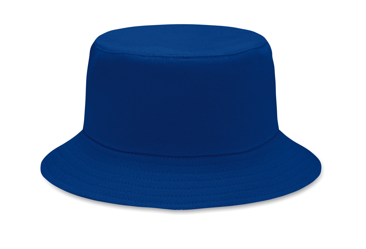 Zonne-vissershoed katoen 260 g Monti in royal blauw