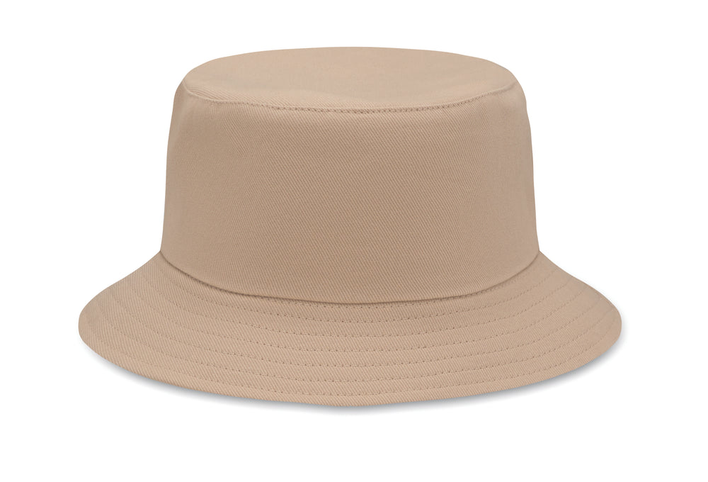 Zonne-vissershoed katoen 260 g Monti in khaki