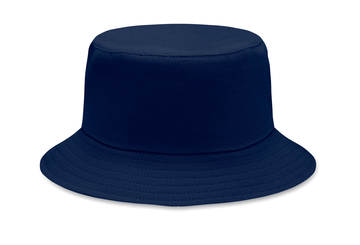 Zonne-vissershoed katoen 260 g Monti in marineblauw