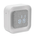 Gerecyclede ABS/PET wekker Luce in wit