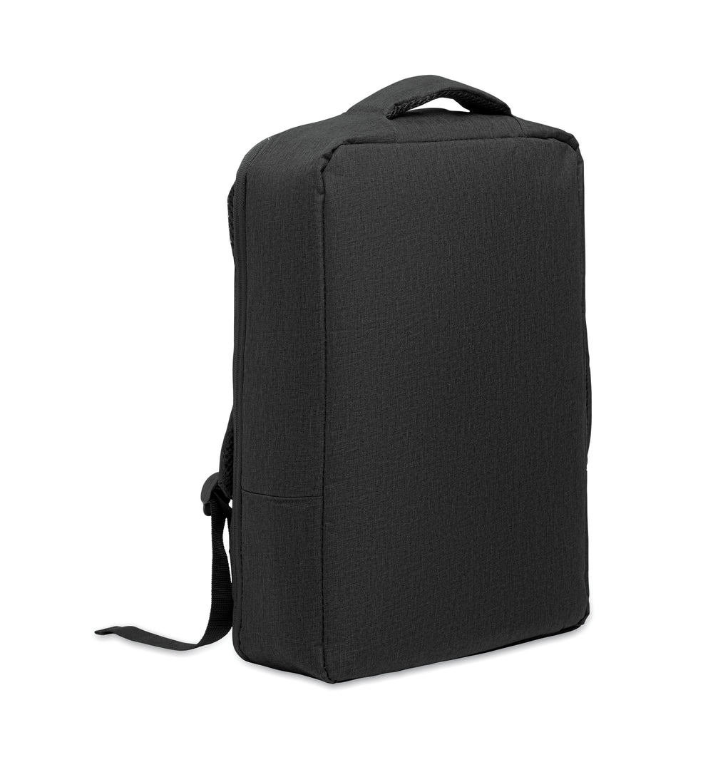 Smalle 15 inch laptop rugzak Laugar in zwart
