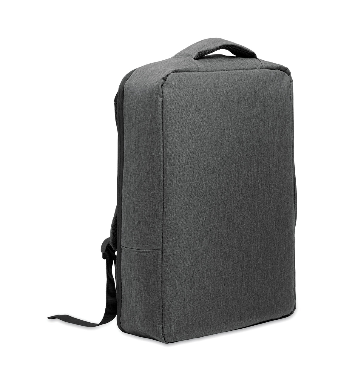 Smalle 15 inch laptop rugzak Laugar in steengrijs