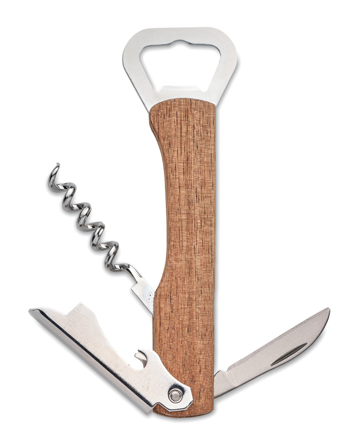 3 in 1 acacia flesopener bedrukken – Wool