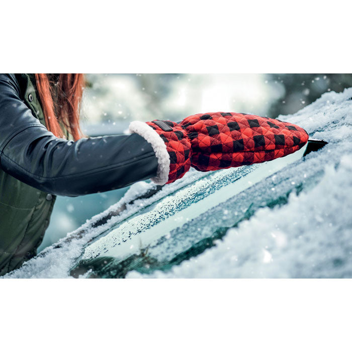 Gewatteerde ijskrabber Icehand, sfeerfoto
