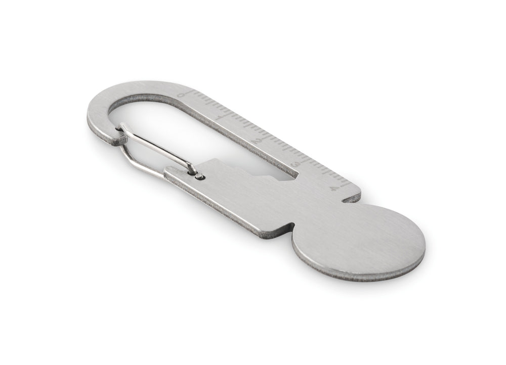 Multifunctionele sleutelhanger Multikey in zilver