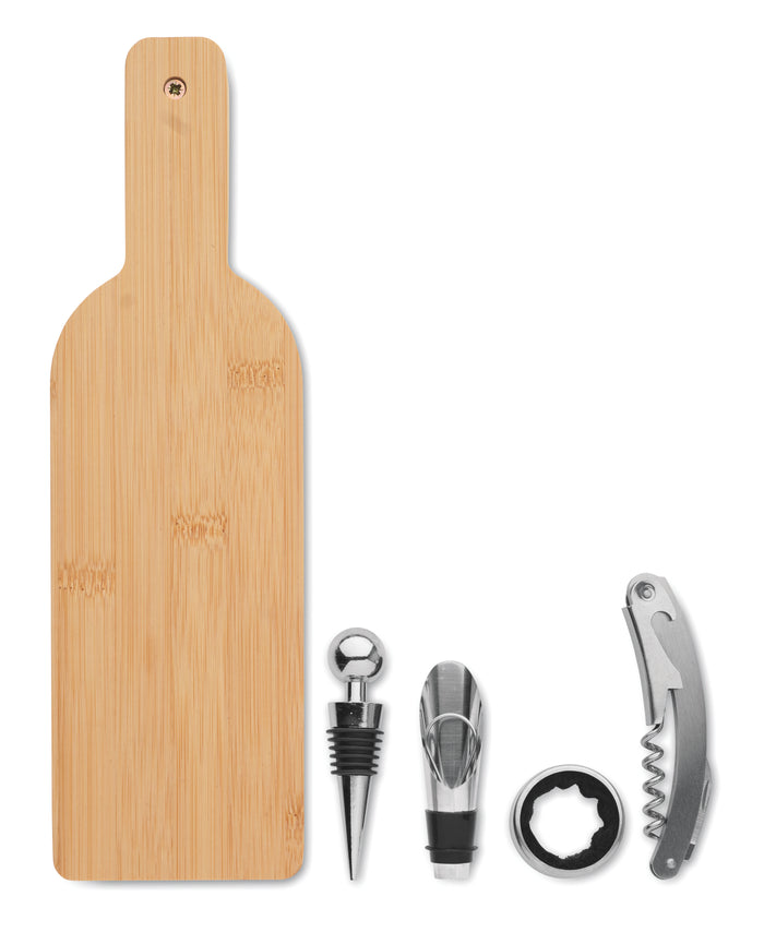 Wijnset in flesvorm bedrukken – Vinovault Set
