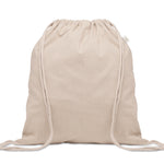 Trekkoord rugzak gerecycled Cabetri in beige