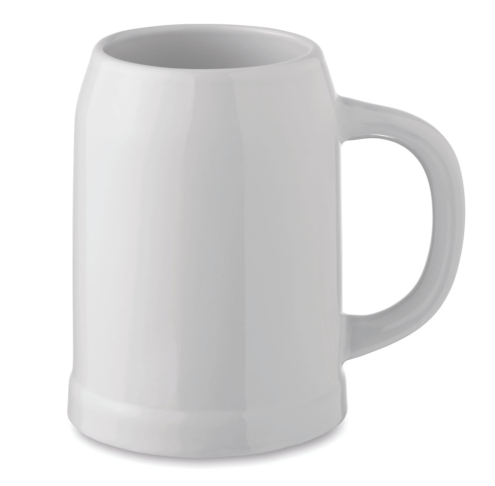 Sublimatie bierpul 500 ml Sublier in wit