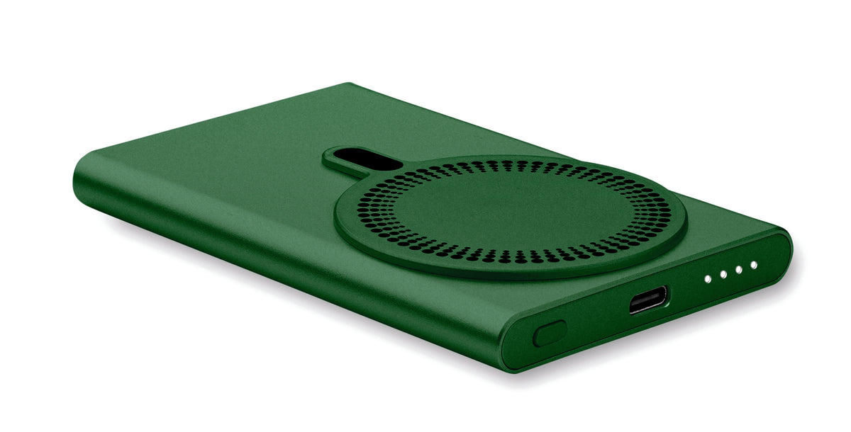 Draadloze oplader powerbank Pawtt in donker marinegroen