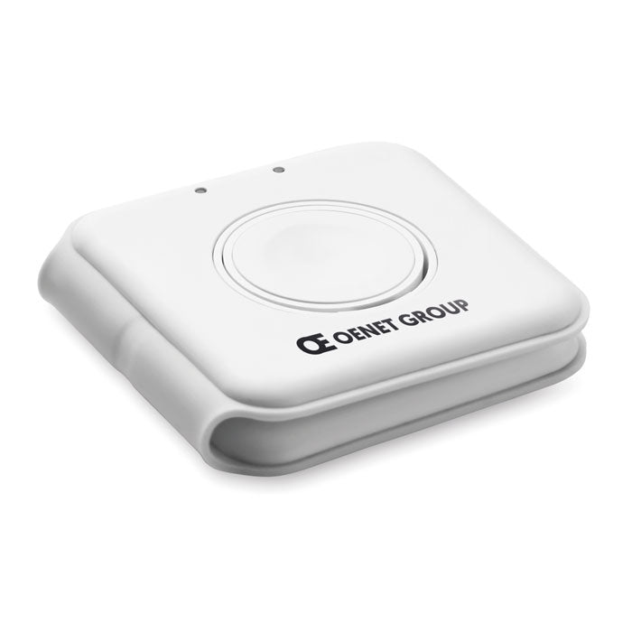 2-in-1 opvouwbare lader 15W Flip met een bedrukking als voorbeeld