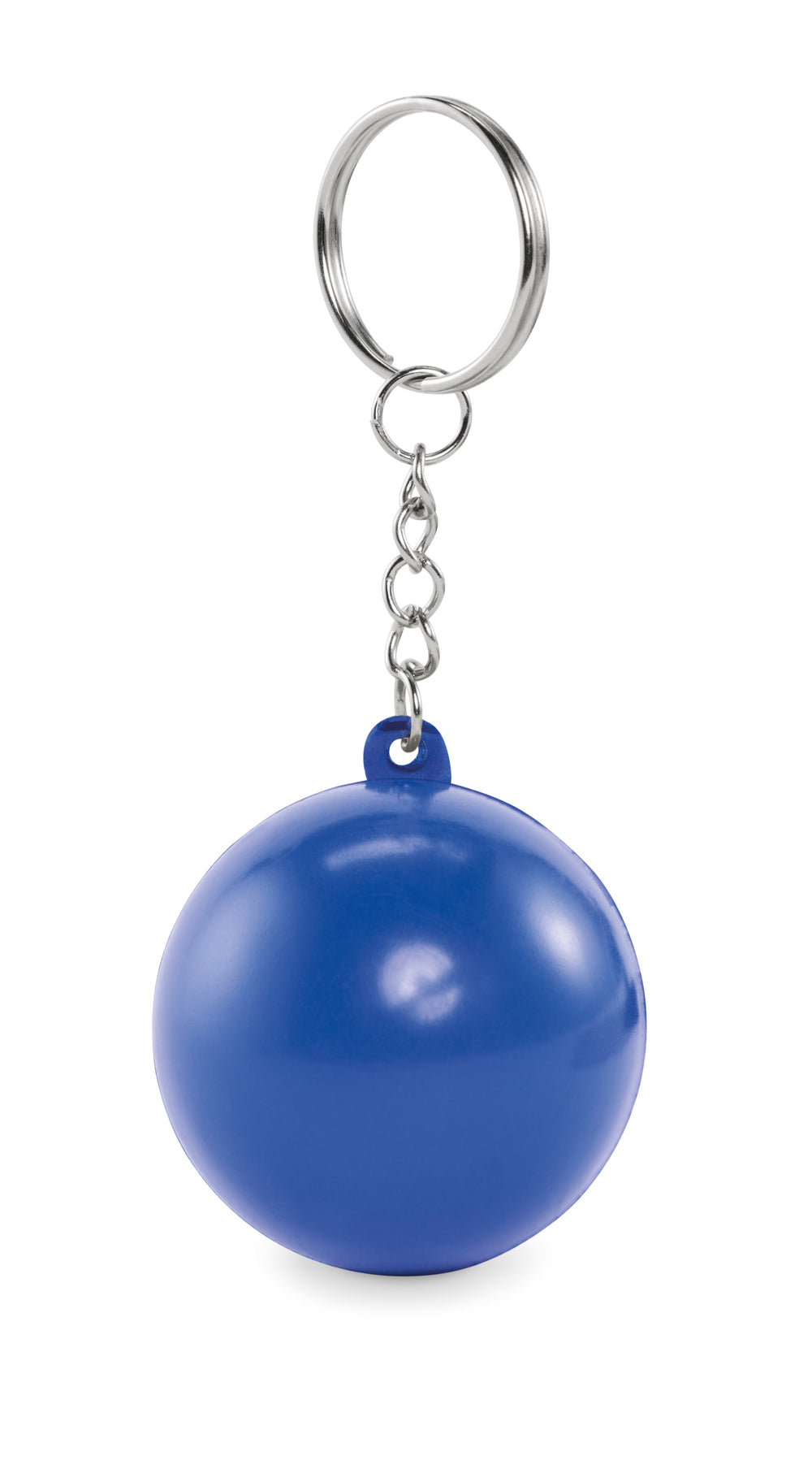PU balvormige sleutelhanger Cirkely in blauw