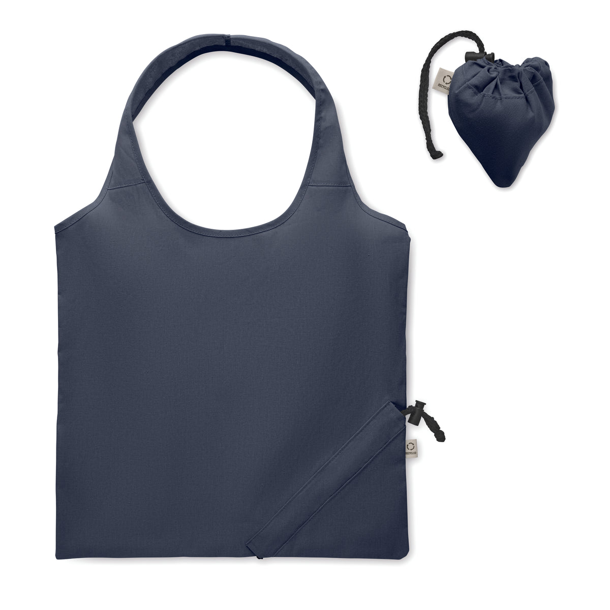 Opvouwbare boodschappentas 140 g Carrie Colour in blauw