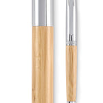 Metalen draaibalpen in koker Siden in hout
