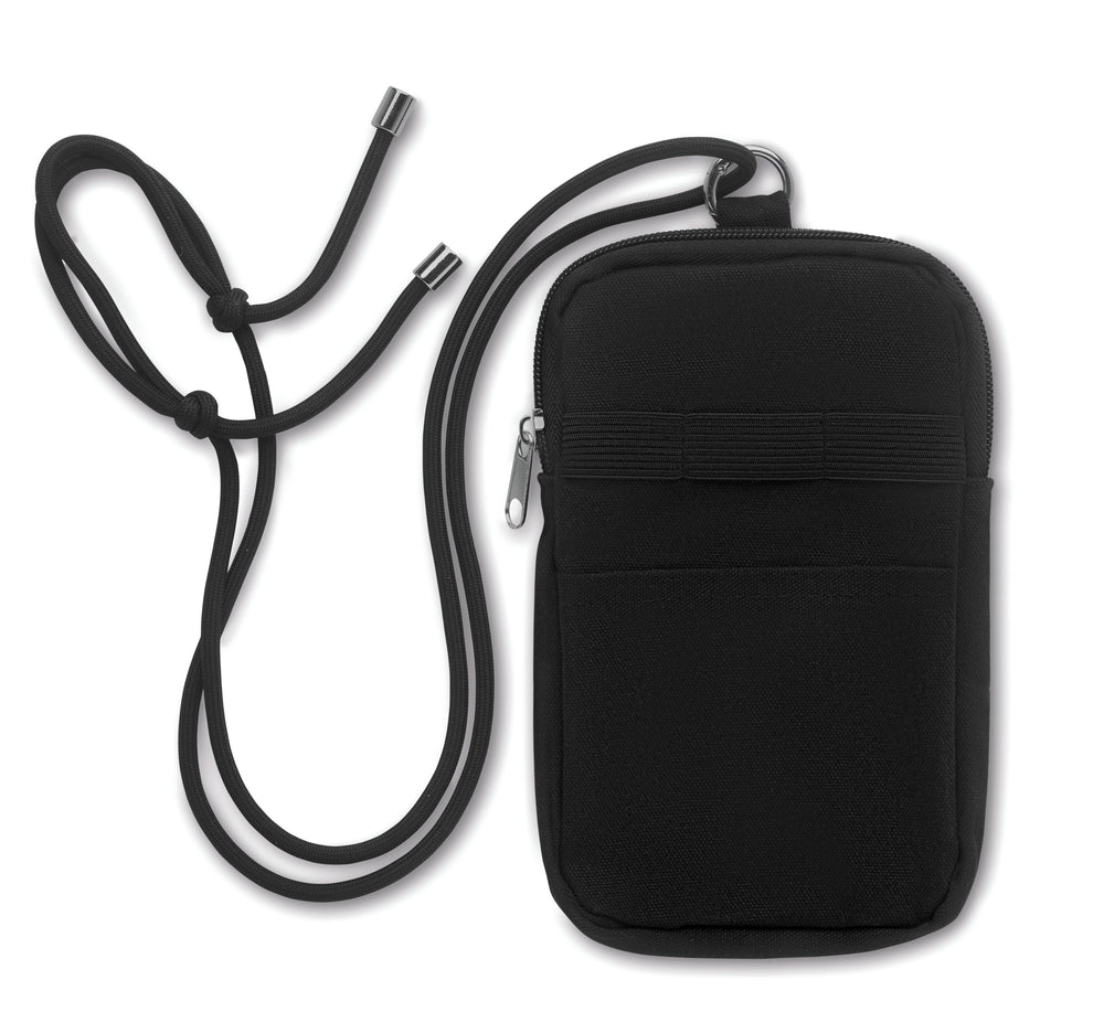Cross body smartphone tas Mobibolsa in zwart