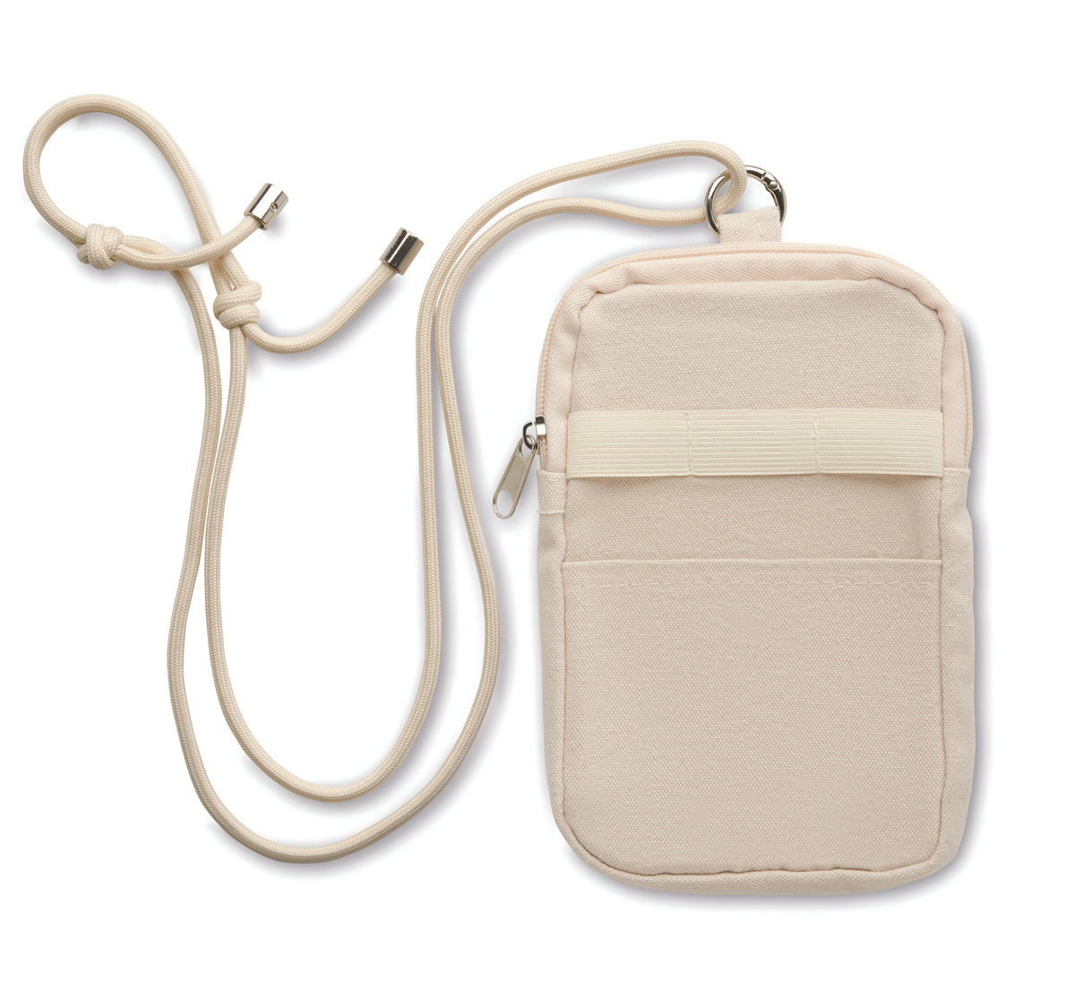 Cross body smartphone tas Mobibolsa in beige