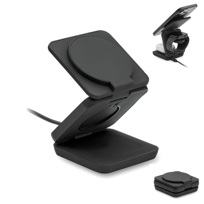 3-in-1 opvouwbaar laadstation bedrukken – Netica