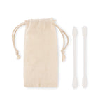 Set herbruikbare wattenstaafjes Bogie in beige
