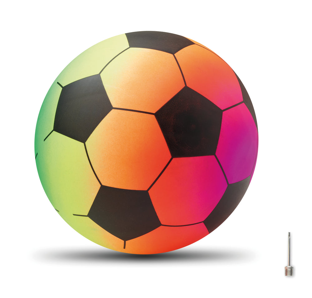 Opblaasbare PVC strandbal Rainball in multicolour