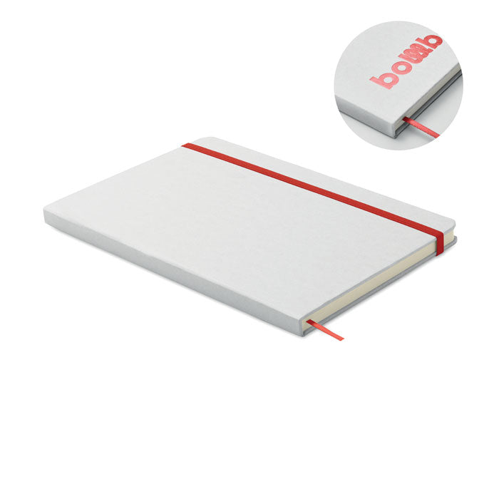 Kleur onthullend A5 notitieboek Route White in rood