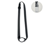 Lanyard met bekerhouder 6 cm Lancup in zwart