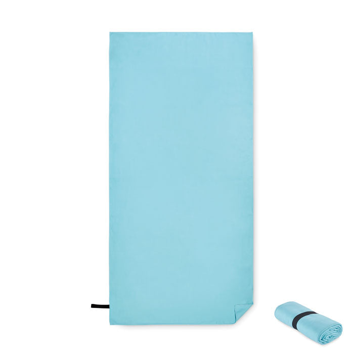 Dubbelzijdige microvezelhanddoe Waxoff in turquoise