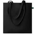 Fairtrade boodschappentas 180 g Osole+ Colour in zwart