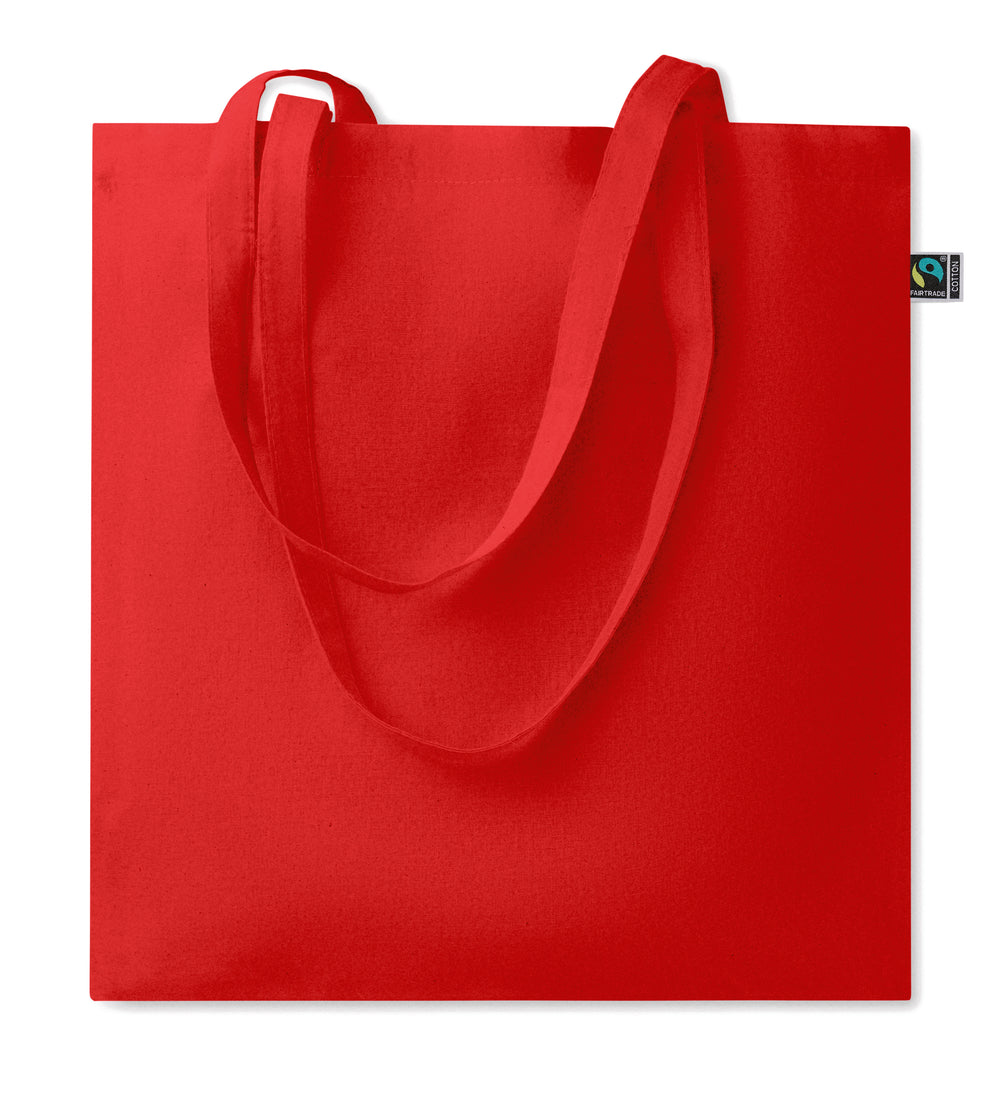 Fairtrade boodschappentas 180 g Osole+ Colour in rood