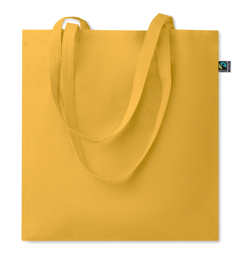 Fairtrade boodschappentas 180 g Osole+ Colour in geel