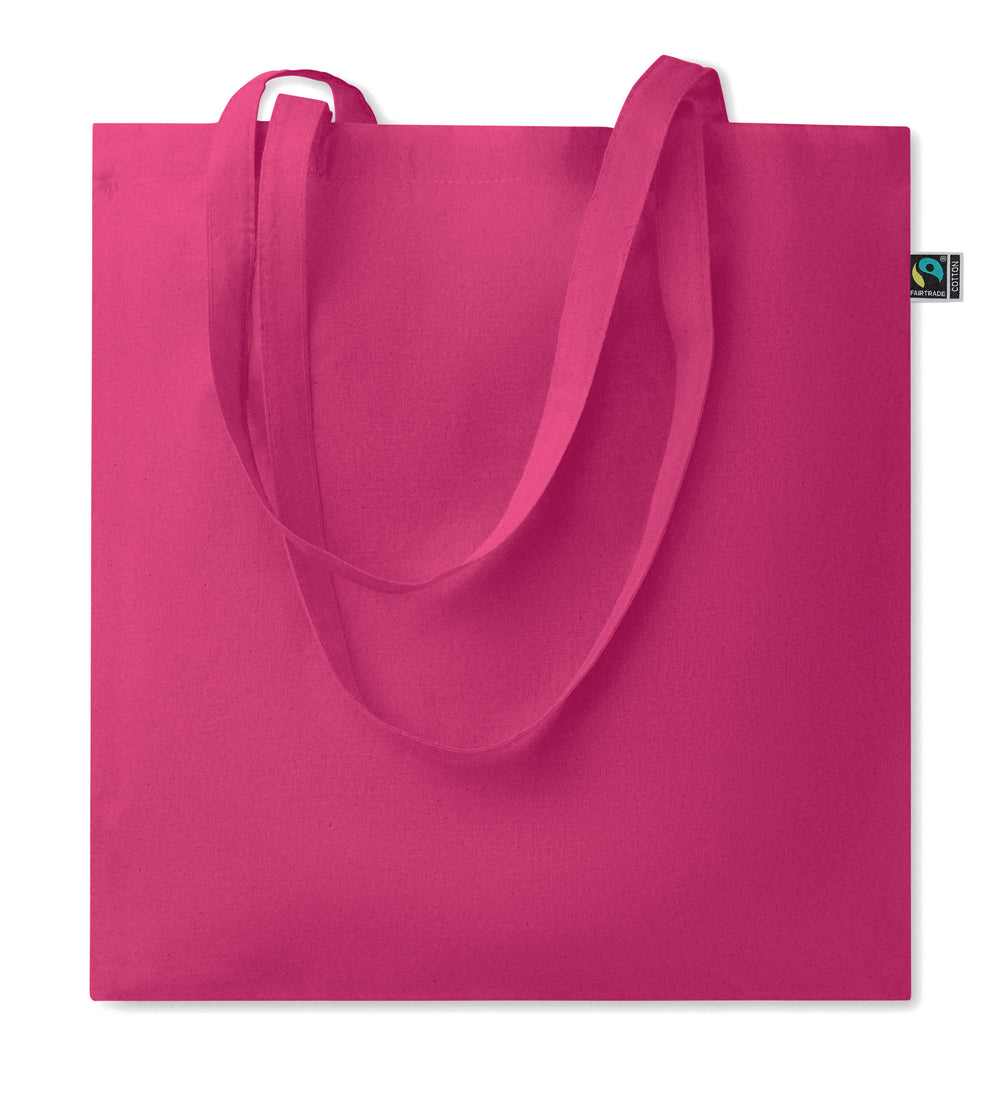 Fairtrade boodschappentas 180 g Osole+ Colour in fuchsia