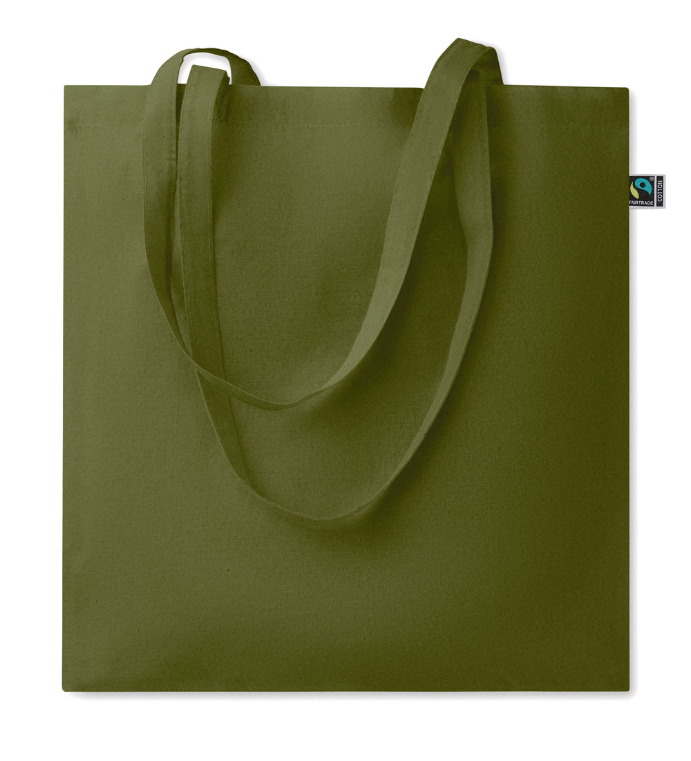 Fairtrade boodschappentas 180 g Osole+ Colour in donker marinegroen