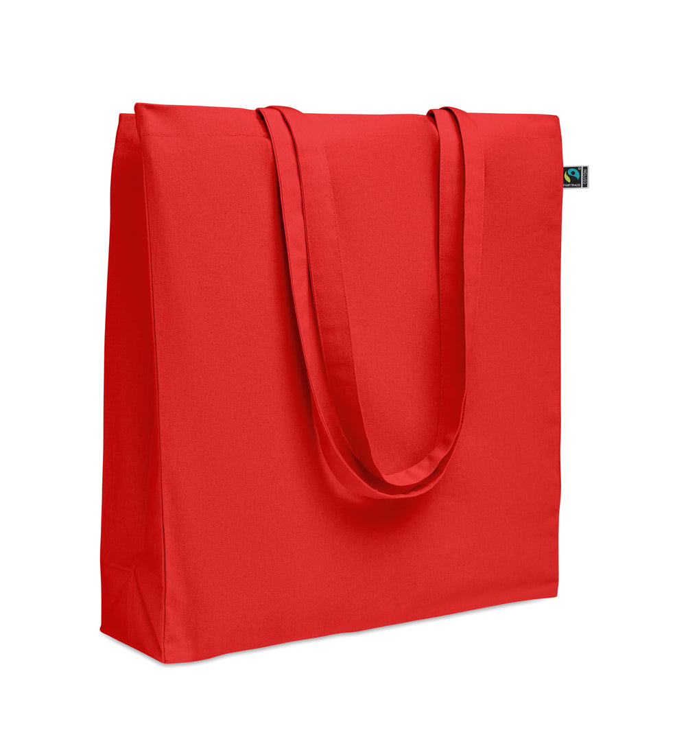 Fairtrade boodschappentas 180 g Osole++ Colour in rood