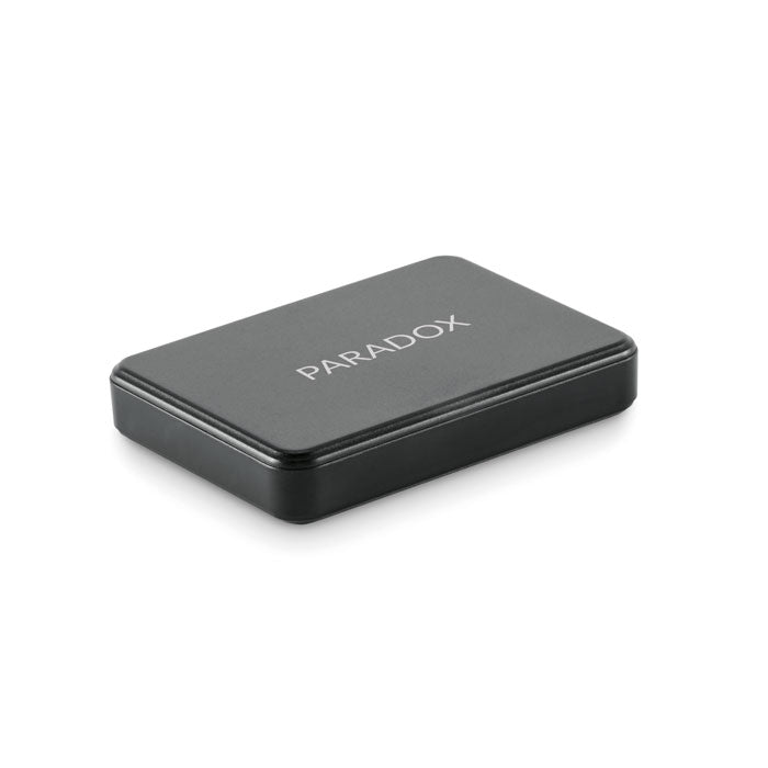 Powerbank 5000 mAh Kleinpow met een bedrukking als voorbeeld