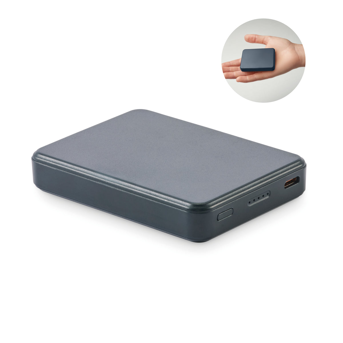 Powerbank 5000 mAh Kleinpow in marineblauw
