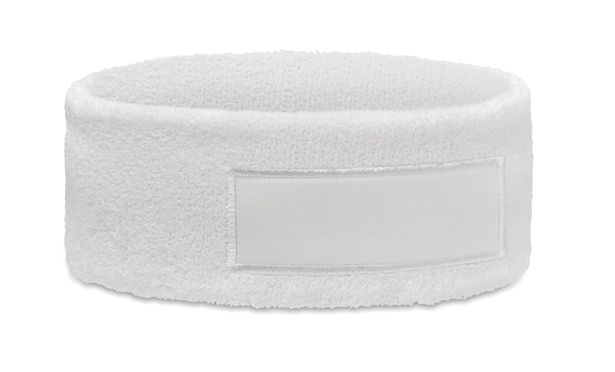 Hoofdband van polykatoen Atama in wit