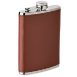 Slanke heupfles 200 ml Slimmy in bruin