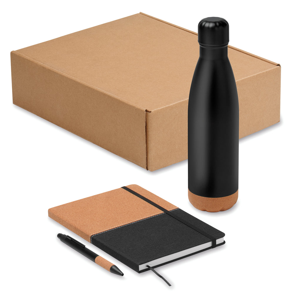 3-delige geschenkset in doos Cadeau in zwart