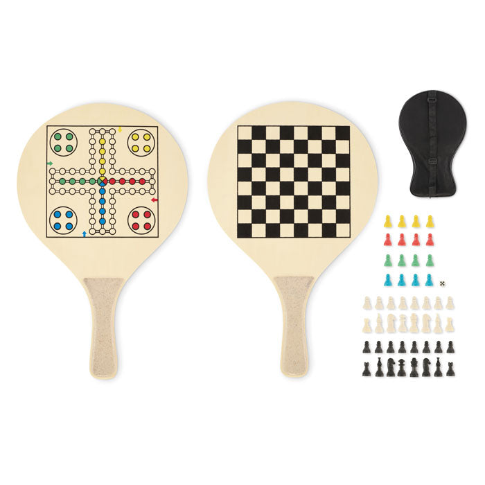 Strand racket set Iwon in hout