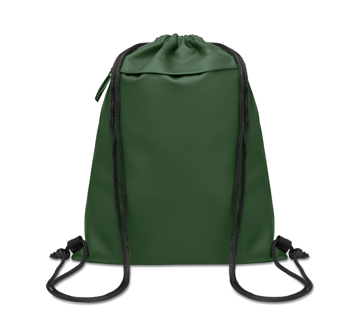 Trekkoordtas van 600D RPET Bangkok Bag in donker marinegroen
