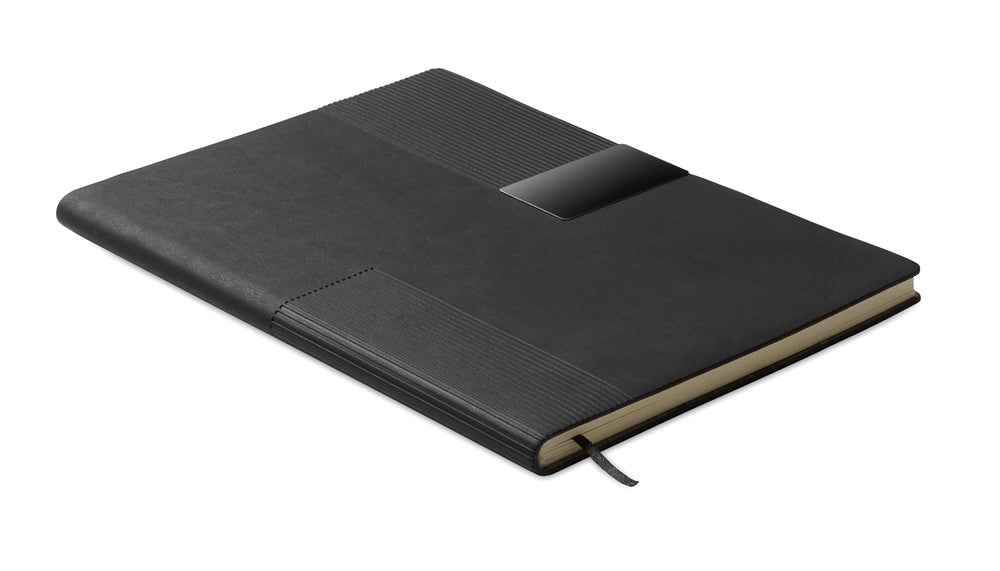 A5 PU notitieboek Treze in zwart