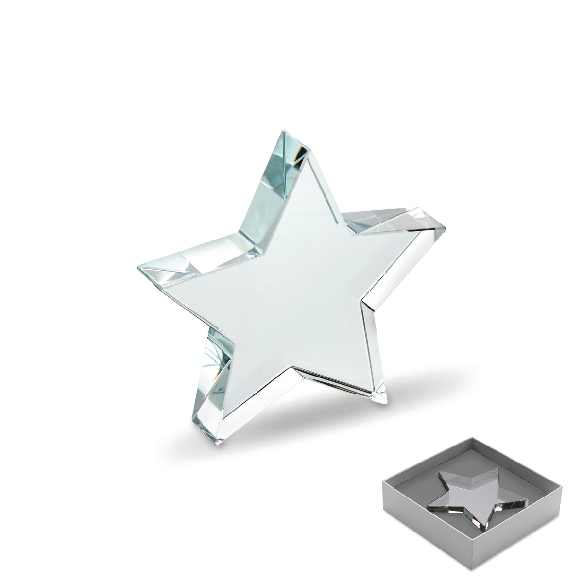 Glazen ster award Starward in transparant